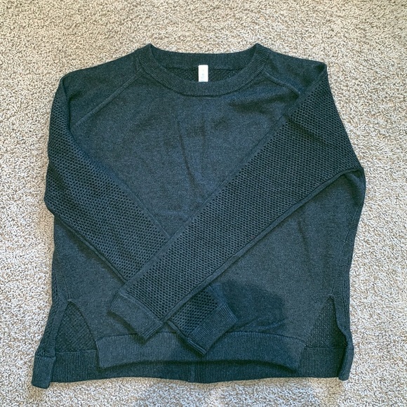 NWOT Lululemon Bhakti Life Sweater Gray size 8 - Picture 5 of 11